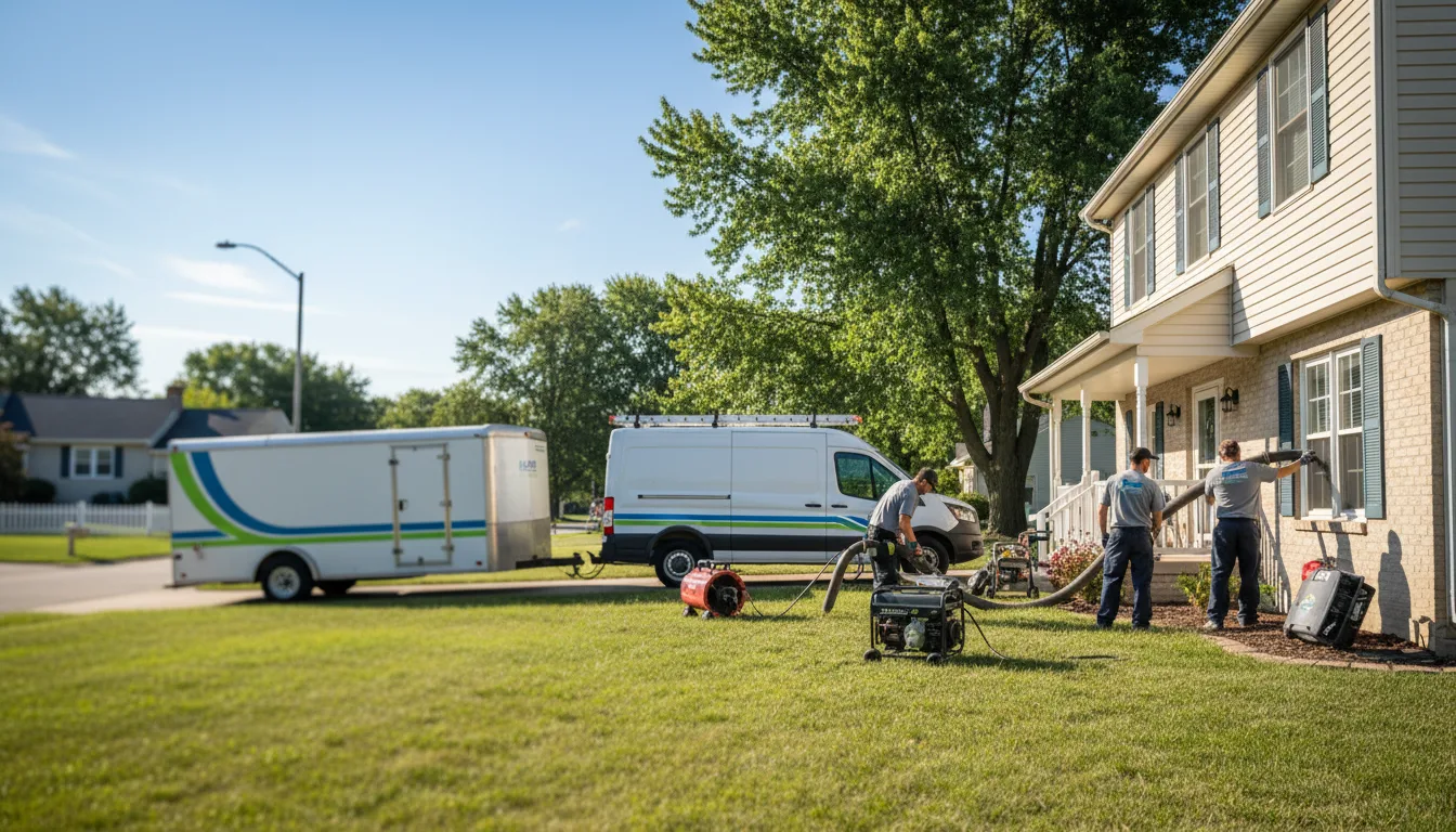Flooded Basement Restoration And Cleanup With Repair in Oldtown, MD near me